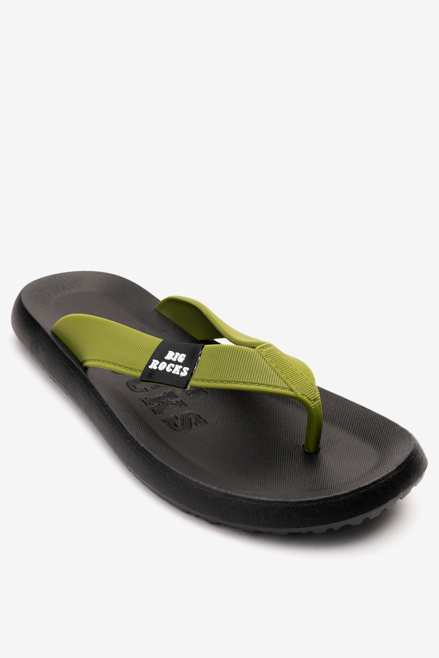 Sandalia Hombre Verde Rocks Chancleta Chancleta